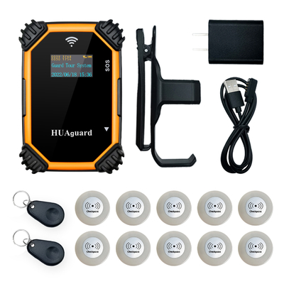 Security Guard Tour Management System Online Cloud Software 1800mah Battery